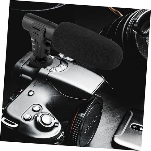 TEHAUX Photography Camera Microphone Professional Condenser Mic for and Camcorders for Interviews Noise Reduction and Enhanced Audio Recording in Kuwait