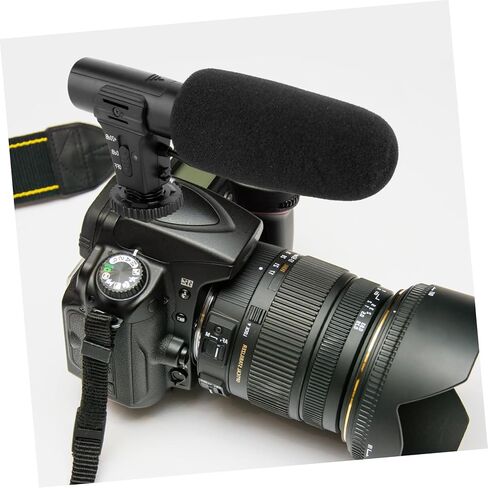 TEHAUX Photography Camera Microphone Professional Condenser Mic for and Camcorders for Interviews Noise Reduction and Enhanced Audio Recording in Kuwait