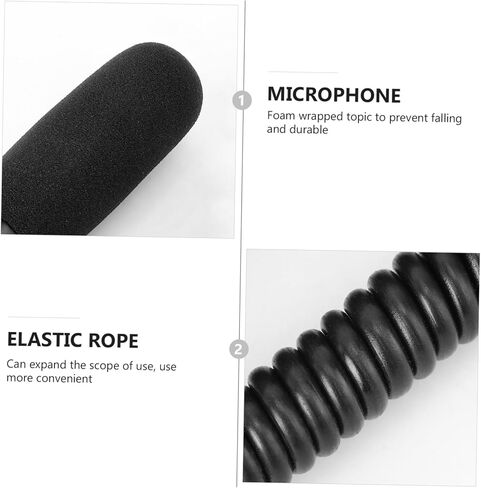 TEHAUX Photography Camera Microphone Professional Condenser Mic for and Camcorders for Interviews Noise Reduction and Enhanced Audio Recording in Kuwait