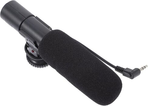MERRYHAPY 1pc Lightweight Camera Microphone for DSLR and Digital Cameras Portable Voice Tube for Vlogging and Interviews Design for Easy Operation and Recording in Kuwait