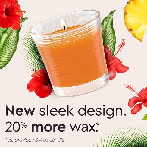 جرة شمعة معطرة Glade 1-Wick ، بياضات نظيفة ، معطر الهواء مملوء بالزيوت الأساسية ، 4.08 أوقية ، 2 العد in Saudi Arabia