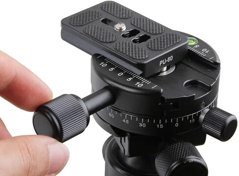 Professional Tripod Monopod Panoramic Panorama Head Quick Release Plate Clamp for Canon Nikon DSLR Camera for Akai Accessories Excellent in Saudi Arabia