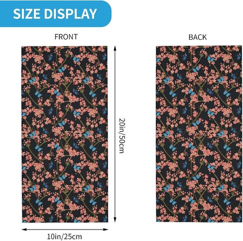 Rose Neck Gaiter for Men Women Seamless Bandana Fashion Face Scarf Mask Headwear Warmer Balaclava Head Wrap in Saudi Arabia