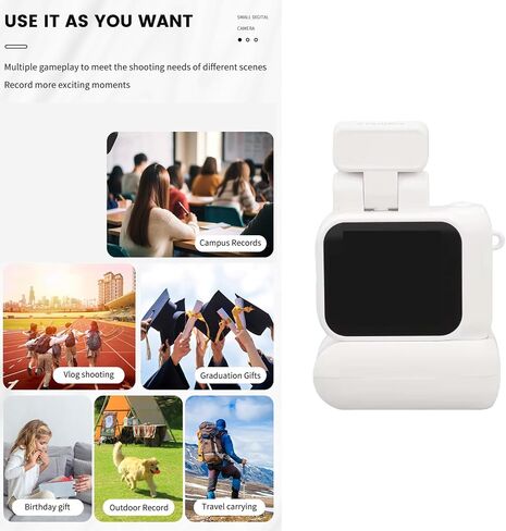 Campus Camera 1080P Digital Camcorder 90° Flipflash 1.44In Screen Automatic Looped for Travel Sports and Vlog in Saudi Arabia