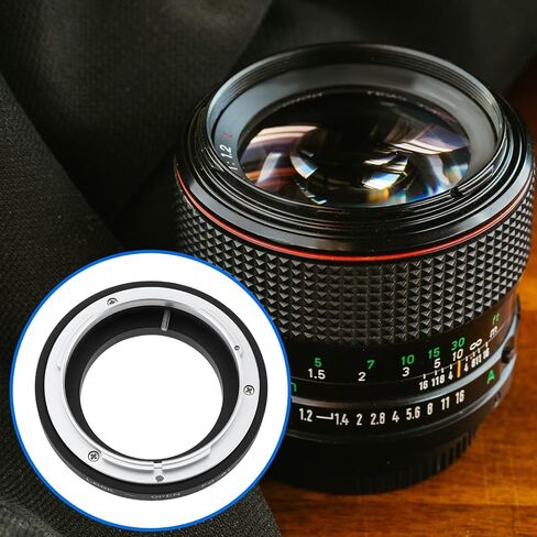 حلقة محول كاميرا FD-AI من eMagTech متوافقة مع عدسة Canon FD لتتوافق مع محول تركيب Nikon AI in Kuwait