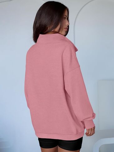 ANRABESS Womens Oversized Sweatshirt Long Sleeve Henley Pullover Tops 2025 Fall Casual Button Up Loose Fit Teen Girls Outfits in Saudi Arabia