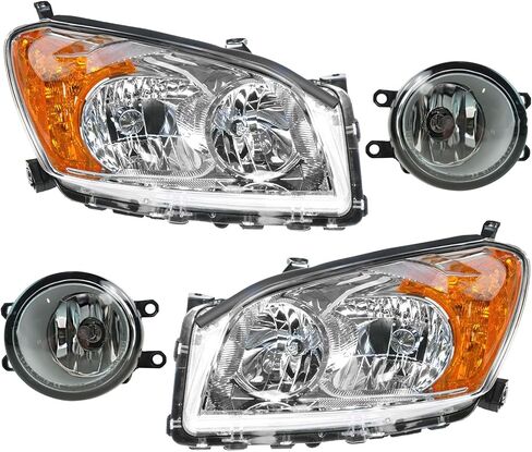 TRQ Lighting Kit Driver & Passenger Side NI2502189 NI2503189 NI2800173 NI2801173 Compatible with 2008-2015 Nissan Xterra in Saudi Arabia