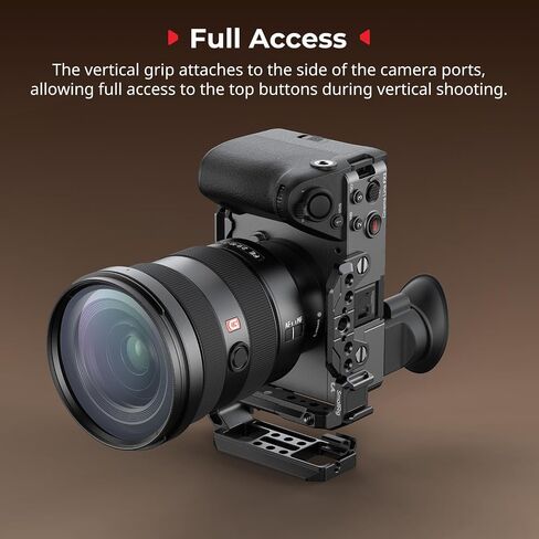 SmallRig Half Cage for Sony FX2 + Vertical Mount Plate for Cage in Saudi Arabia