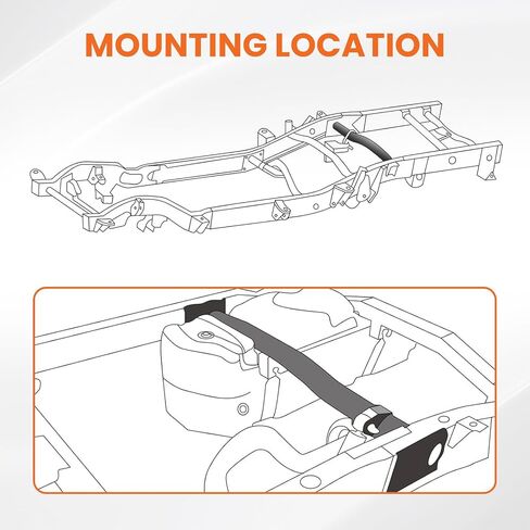 Rear Upper Shock Mount Crossmember with Bracket Fit for 2007-2014 Chevy Silverado 1500 & GMC Sierra 1500 in Saudi Arabia
