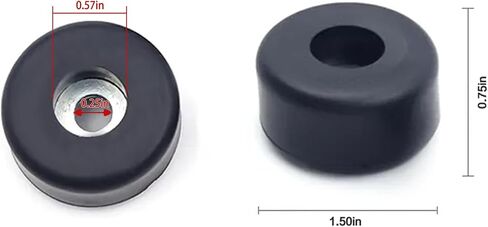 LESHOW 4-Piece Set 192310GS Anti Vibration Rubber Feet & Isolation Pads for Air Compressors, Generators & Pressure Washers, Compatible with Coleman Powermate 094-0026, Sanborn E106661, D091007 in Saudi Arabia