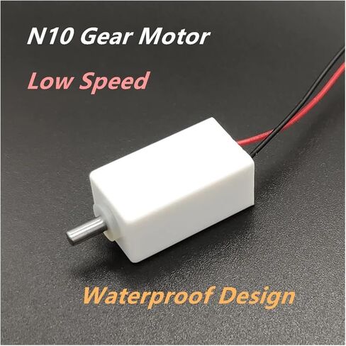 Waterproof Electronic Starter DC N10 Gear Motors with Ready Stock for Smart Lock Share Bike Robot and Underwater Equipment DIY Engine in Saudi Arabia
