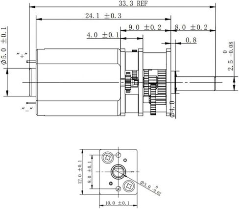 5V 33rpm DC N20 Gear Electronic Starter for Smart Lock Share Bike Robot in Saudi Arabia