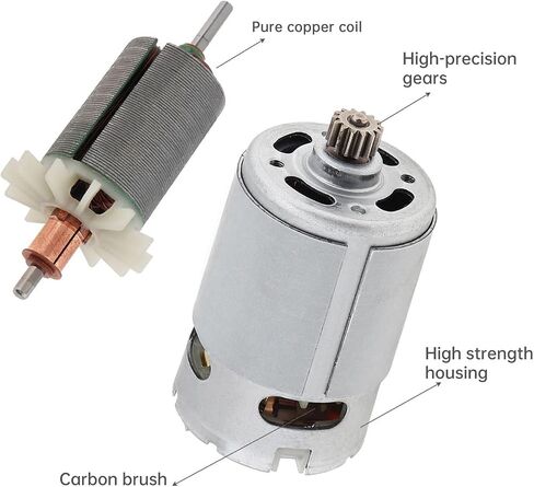 1pcs RS550 9/11/12/13/14 Teeth DC Electronic Starter 10.8V/12V/14.4V/16.8V/18V/21V/25V Screwdriver Drill Electronic Starter with High Torque Gear Box(16.8V,12Teeth) in Saudi Arabia