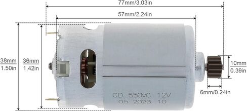 RS550 13 Teeth DC Electronic Starter 12V Electronic Starter in Saudi Arabia