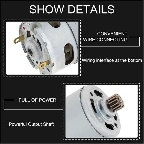RS550 13 Teeth DC Electronic Starter 12V Electronic Starter in Saudi Arabia