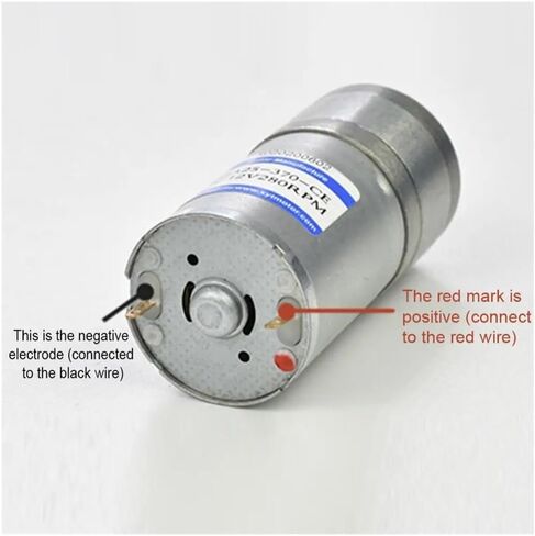 DC Motors JGA25-370 Geared Electronic Starter DC Electronic Starter 24V Gear Electronic Starter High Torque Machinery Tool(58 RPM) in Saudi Arabia