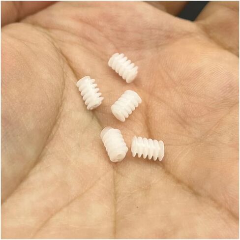 5pcs/lot 3.5mm/5mm/6mm Worm Gear Gear Toy Model Car 1mm/2mm Shaft Electronic Starter Transmission Pinion Gear Helical Gears(5x5x0.8A) in Saudi Arabia