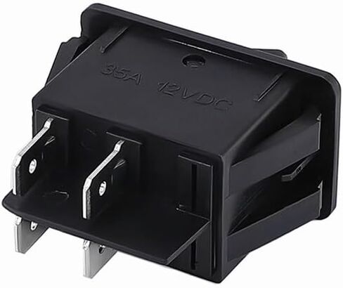 KCD4 الروك التبديل ON-Off 2 موقف 4 دبابيس LED زر الضغط 12 فولت 35A السيارات تجديد مفتاح مصباح الضباب مع الضوء مع الإضاءة (الأزرق) in Kuwait