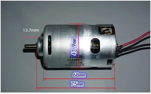 1080251 12V-18V 24000RPM High Speed High Power Front Ball Bearing DC Electronic Starter for Saw Mower Grinder in Saudi Arabia