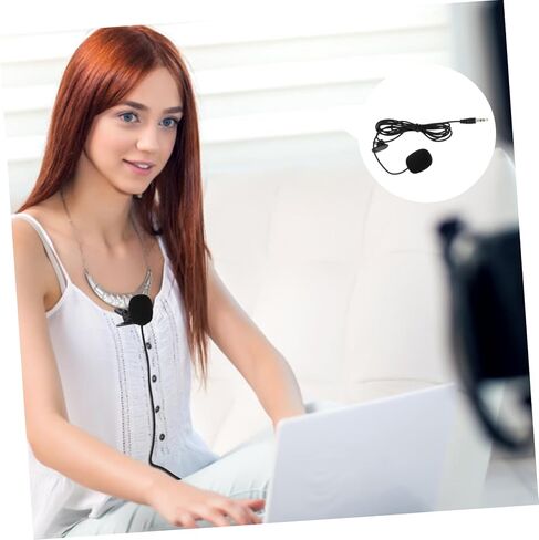 Sosoport 5pcs المهنية ميكروفون Lavalier كليب ميكروفون لتسجيل الهاتف البث المباشر الألعاب in Kuwait