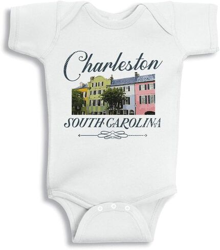 Vacation Charleston South Carolina Baby Infant Bodysuit in Saudi Arabia