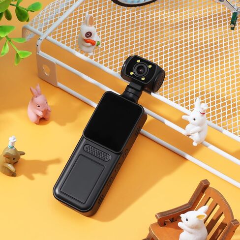 DOITOOL Body Clip Camera: Wearable Compact Camera - Mini Body Cam - Night Vision 4K Video Recorder for Meetings Conference Work Travel in Saudi Arabia
