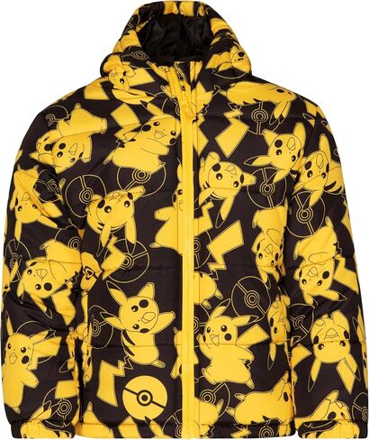 Pokemon Pikachu zip Up Winter Coat Buffer Jacket Jacket toddler to Big Kid Sister (4-14-16) in Kuwait