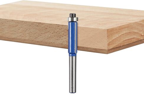 Set of 4 Flush Trim Router Bits with 1/4 Inch Shanks Top Bearing Flush Trim Router Bits Milling and Cutting Tools Woodworking in Saudi Arabia
