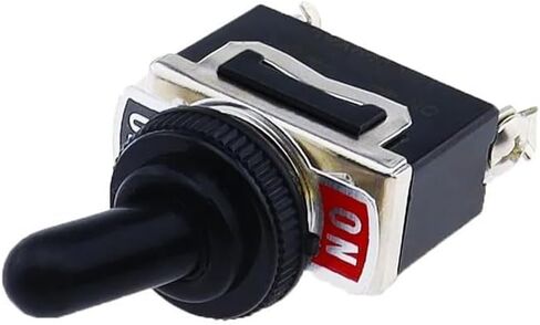 5pcs Power SPST Rocker Switch 2 Pin Heavy 15A 250V ON/Off Rocker Toggle Switch with Boot Cap E-TEN1021 in Saudi Arabia