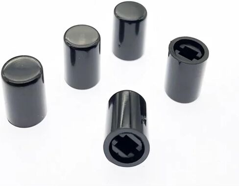 10pcs 8.5 * 8.5 mm 6 Pin Self-Locking/Momentary Push Button Switch DIP DPDT Multimeter Switch(10pcs Black A11) in Saudi Arabia