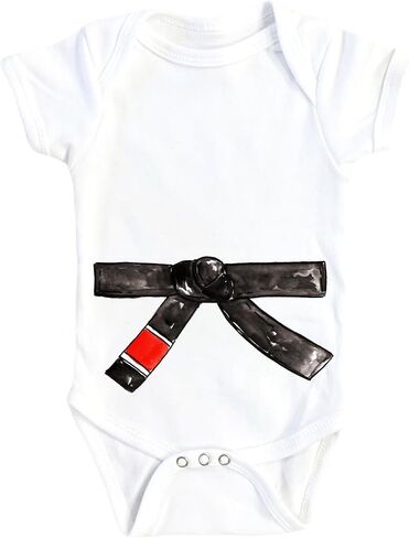 Black Belt Jiu Jitsu - Baby Boy Girl Clothes Infant Bodysuit Funny Cute Newborn in Saudi Arabia