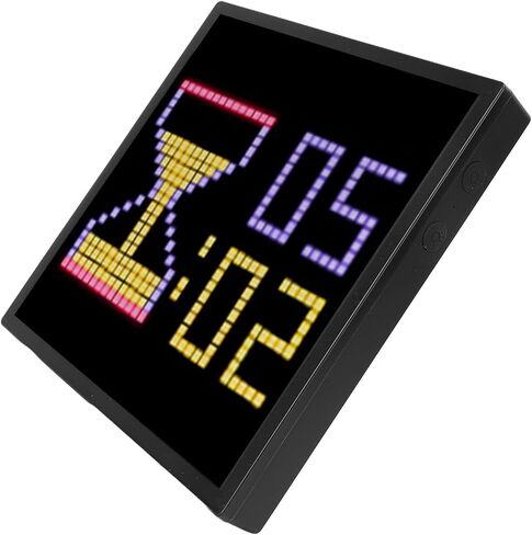 إطار صورة رقمي، شاشة عرض LED مقاس 16 × 16، 7.87 × 7.87 بوصة - يتم التحكم فيها عن طريق التطبيق، مرئيات قابلة للتخصيص، ديكور المنزل الذكي in Kuwait