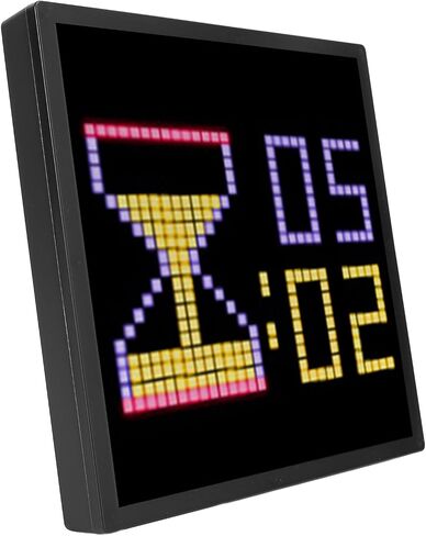 إطار صورة رقمي، شاشة عرض LED مقاس 16 × 16، 7.87 × 7.87 بوصة - يتم التحكم فيها عن طريق التطبيق، مرئيات قابلة للتخصيص، ديكور المنزل الذكي in Kuwait