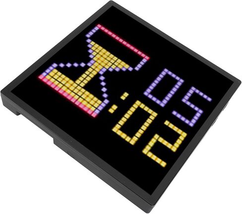 إطار صورة رقمي، شاشة عرض LED مقاس 16 × 16، 7.87 × 7.87 بوصة - يتم التحكم فيها عن طريق التطبيق، مرئيات قابلة للتخصيص، ديكور المنزل الذكي in Kuwait