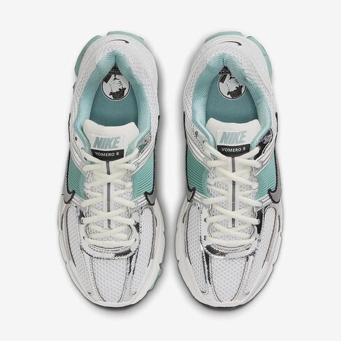 Nike Zoom Vomero 5 Women's Shoes (Summit White/Wolf Grey/Pure Platinum/Metallic Silver) in Saudi Arabia