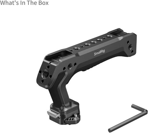 SMALLRIG Quick Release Top Handle, Dual-Direction & Compatible QR-Slide NATO Rail for ARRI with 1/4"-20 Screw, Ergonomic Design,15kg Max. Load,Built-in Multiple Mounting Points,HawkLock H21-5632 in Saudi Arabia