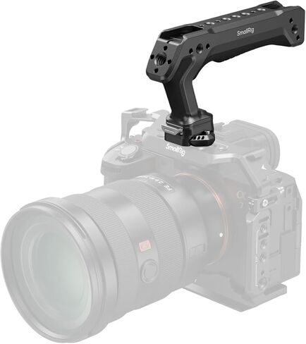 SMALLRIG Quick Release Top Handle, Dual-Direction & Compatible QR-Slide NATO Rail for ARRI with 1/4"-20 Screw, Ergonomic Design,15kg Max. Load,Built-in Multiple Mounting Points,HawkLock H21-5632 in Saudi Arabia