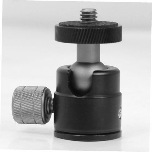 Gatuida Aluminum Alloy Mini Ball Head Tripod Adapter Screw Rotatable Camera Mount Clamp with Swivel for Projectors and DSLR Cameras Stable Positioning Accessory in Saudi Arabia