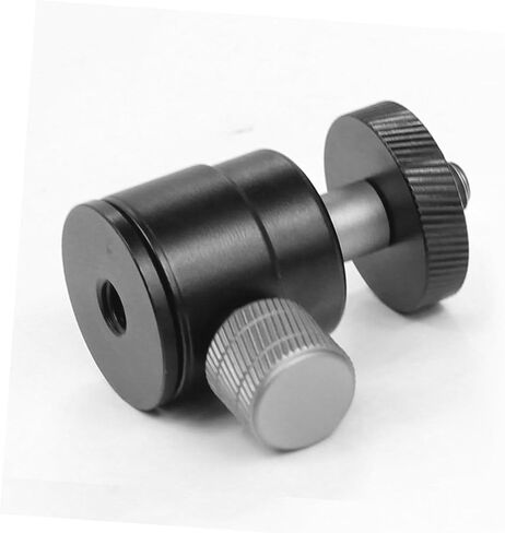Gatuida Aluminum Alloy Mini Ball Head Tripod Adapter Screw Rotatable Camera Mount Clamp with Swivel for Projectors and DSLR Cameras Stable Positioning Accessory in Saudi Arabia