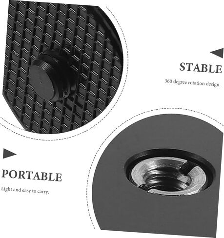 Adjustable Ball Head Tripod Clamp with Rotation and One-Button Control Stable Anti-Shake Camera Mount Base for DSLR and Smartphone Desktop Photography in Saudi Arabia