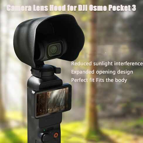 غطاء عدسة الكاميرا لـ DJI Osmo Pocket 3 عدسة مضادة للوهج غطاء حماية من الشمس غطاء حماية للعدسة لـ Osmo Pocket 3 ملحقات الكاميرا in Kuwait