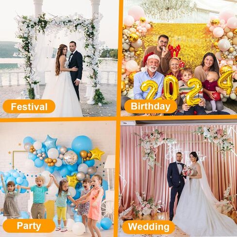 حامل معدني لخلفية الزفاف مقاس 6.6أقدام × 6.6أقدام، حامل إطار بالون مربع مع قاعدة، أقواس للخلفية، احتفالات أعياد الميلاد في الأماكن المغلقة، والحفلات، باللون الذهبي in Kuwait