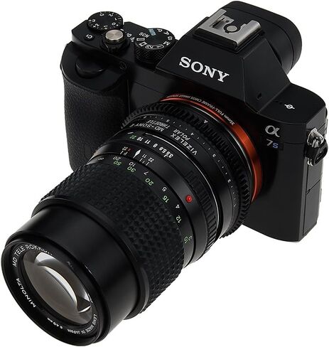 Vizelex Polar Throttle Lens Mount Adapter - Minolta Rokkor (SR/MD/MC) SLR Lens to Sony Alpha E-Mount Mirrorless Camera Body with Built-in Circular Polarizing Filter in Saudi Arabia