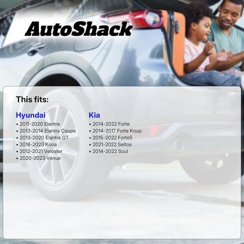 AutoShack Brake Rotors Front Brake Rotor Replacement Kit for Kia Soul Seltos Forte Koup Forte5 Hyundai Elantra Coupe Veloster Elantra 2013-2020 Elantra GT 2018-2023 Kona 2020-2023 Venue FWD R41586PR in Kuwait