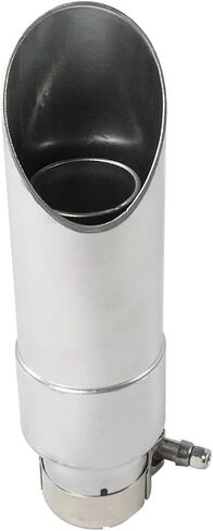 Exhaust Muffler Drag Pipe Compatible with 2014-2018 Honda CTX700, Straight Through Stainless Steel Muffler Resonator - Black in Saudi Arabia