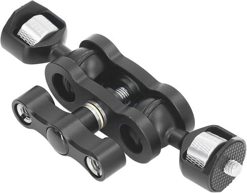 Double 3 360: Double Head Accessory Head, a Solid and Durable Ball Adapter for Tripods and Monitors in Saudi Arabia