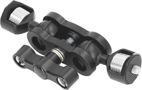 Double 3 360: Double Head Accessory Head, a Solid and Durable Ball Adapter for Tripods and Monitors in Saudi Arabia