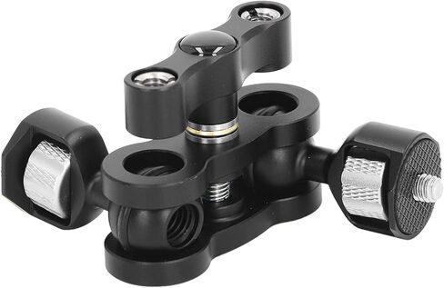 Double 3 360: Double Head Accessory Head, a Solid and Durable Ball Adapter for Tripods and Monitors in Saudi Arabia