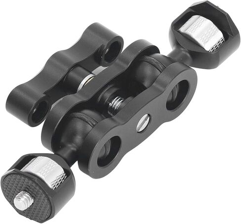 Double 3 360: Double Head Accessory Head, a Solid and Durable Ball Adapter for Tripods and Monitors in Saudi Arabia