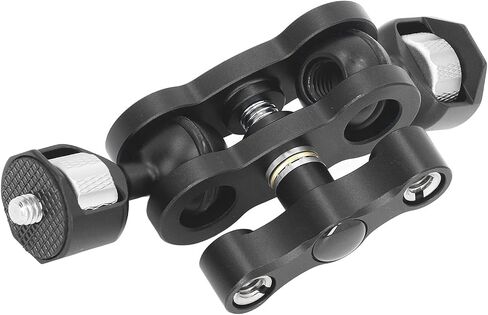 Double 3 360: Double Head Accessory Head, a Solid and Durable Ball Adapter for Tripods and Monitors in Saudi Arabia